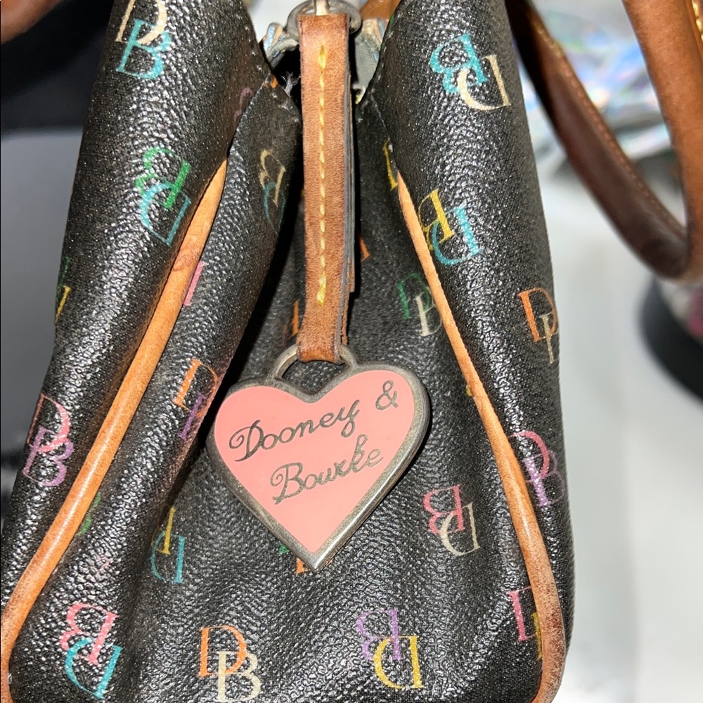 Dooney & Bourke multicolor monogram mini bag